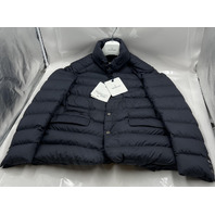 MONCLER MALINVERN GOOSE DOWN PUFFER COAT BLUE GIUBBOTTO J20911A00108549SK SIZE 1