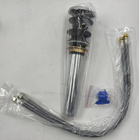 AQUABRASS TMR PLUS ELECTRO BLACK SINGLE HOLE LAVATORY FAUCET TMR14EBK