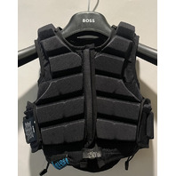 RACESAFE MOTION3 BLACK X-SMALL REGULAR YOUNG RIDER BODY PROTECTIVE VEST