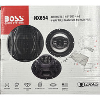 BOSS AUDIO SYSTEMS NX654 400 WATTS 6.5" 4-WAY FULL RANGE SPEAKERS 1-PAIR