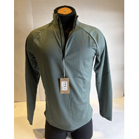 ON MENS RUNNING ON CLOUDS CLIMATE SHIRT IN OLIVE SIZE MEDIUM 1ME10600153