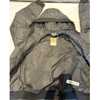 PATAGONIA 20830 MEN'S BOX QUILTED HOODY WITH DRAWSTING SIZE SMALL S BLACK