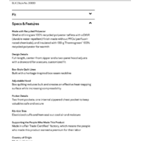 PATAGONIA 20830 MEN'S BOX QUILTED HOODY WITH DRAWSTING SIZE SMALL S BLACK