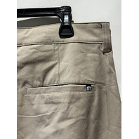 TRAVIS MATHEW MEN WANDERLUST GOLF SHORT 7 INCH A41384 KHAKI SIZE 34 NWT