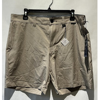 TRAVIS MATHEW MEN WANDERLUST GOLF SHORT 7 INCH A41384 KHAKI SIZE 34 NWT