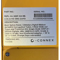 C-CONNEX RSPL-4U-288F-SM-RB-LCA-A-NS-ORG-ZAYO FIBER 4RU REAR SPLICE PANEL LC/APC