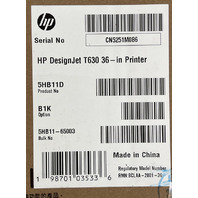 HP DESIGNJET 36" LARGE FORMAT PRINTER T630 2025 EDITION 5HB11D B1K