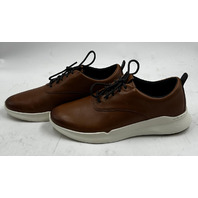 COLE HAAN MENS C40270 BRITISH TAN GRAND+360 CROSSCOURT LEATHER SNEAKERS 8.5 41.5