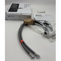 DELTA 22C601 COMMERCIA SINGLE HOLD SINGLE HANDLE BATHROOM FAUCET CHROME