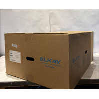 ELKAY QUARTZ CLASSIC 33" OFFSET DOUBLE BOWL SINK ELGU250RBK0 BLACK