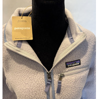 PATAGONIA 22835 WOMEN'S RETRO PILE MARSUPIAL PULLOVER SIZE S PERMAFROST PURPLE
