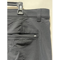 TRAVIS MATHEW MEN HERO HOUR GOLF SHORT 8 INCH A46154 BLACK SIZE 42 NWT