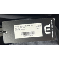 TRAVIS MATHEW MEN HERO HOUR GOLF SHORT 8 INCH A46154 BLACK SIZE 42 NWT