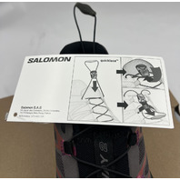 SALOMON XT-PATHWAY 2 IRIDESCENT 477954 BLACK/HOLLYHOCK/PLUM SHOES W10.5 M9.5 43
