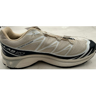 SALOMON XT-6 L4798970036 RAINY DAY BLACK WHITE BEIGE UNISEX US 12 ATHLETIC SHOES