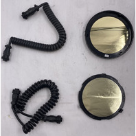 LOT OF 2 PEAK BEAM SYS MBS-410 MAXA BEAM PORTABLE SEARCHLIGHT