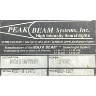 LOT OF 2 PEAK BEAM SYS MBS-410 MAXA BEAM PORTABLE SEARCHLIGHT