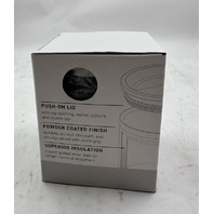 LOT OF 6 996544 12OZ SPARK TIMBERLAND TUMBLERS-V2 STAINLESS STEEL MATTE BLACK