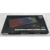 KL2 BACKLIT KB319 PINK WIRELESS KEYBOARD AND MOUSE COMBO