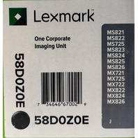 LEXMARK 58D0Z0E ONE CORPORATE IMAGING UNIT BLACK ORIGINAL TONER CARTRIDGE