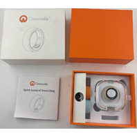 OSAWALLA SMART RING FITNESS/HEALTH TRACKER MULTICOLOR WATERPROOF IP68 SIZE 10
