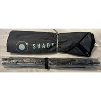 MOONSHADE PORTABLE VEHICLE AWNING LIGHTWEIGHT CAMPING SHADER GREY CAMP SHADE 9X7