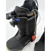 BURTON HIGHSHOT STEP ON SNOWBOARD BOOTS MENS SIZE 7 BLACK EU 40