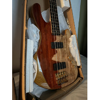 CORT RITHIMIC NAT JEFF BERLIN SIGNATURE 4 STRING ELECTRIC BASS PADUCK SPALTED