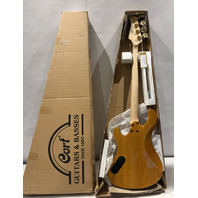 CORT RITHIMIC NAT JEFF BERLIN SIGNATURE 4 STRING ELECTRIC BASS PADUCK SPALTED