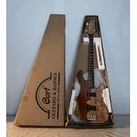 CORT RITHIMIC NAT JEFF BERLIN SIGNATURE 4 STRING ELECTRIC BASS PADUCK SPALTED