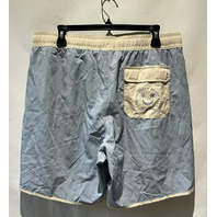 TRAVIS MATHEW MEN BEACH CLUB BOARDSHORT A46167 ASH BLUE SIZE LARGE L 34 NWT
