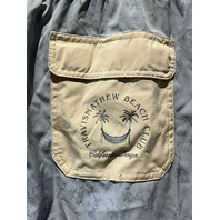 TRAVIS MATHEW MEN BEACH CLUB BOARDSHORT A46167 ASH BLUE SIZE LARGE L 34 NWT