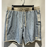 TRAVIS MATHEW MEN BEACH CLUB BOARDSHORT A46167 ASH BLUE SIZE LARGE L 34 NWT