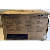 QSC KS118-NA KS SERIES 18" 3600W ACTIVE POWERED SUBWOOFER WITH CASTERS