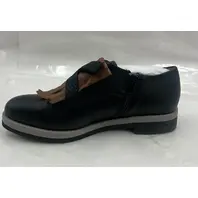 ALL BLACK KLITIE BOW OX 222015 BROWN WOMEN'S LOAFER SLIP ON SIZE EU 40 US 9.5