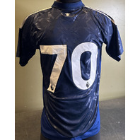 ADIDAS P95985 MANCHESTER UNITED XL AWAY BLUE JERSEY 70TH ANIVERSERY SNAPDRAGON