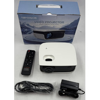 TOPVISION RD850 WHITE VIDEO PROJECTOR 12V 2.5A