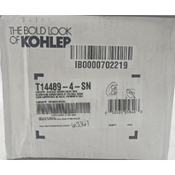 KOHLER K-T14489-4-SN THERMO VALVE TRIM ONLY W/ DUAL LEVER HANDLES & VOLUME CONTROL