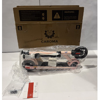 CAROMA E35 ELECTRIC SCOOTER AGES 6-14 150W LED LIGHTS 10MPH 132LBS MAX PINK