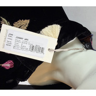 JOHNNY WAS WOMEN'S KIMONO SLEEVE SHIRT MEHDI COLOR BLACK J17225 SZ MEDIUM M