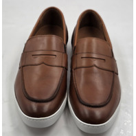 ALLEN EDMONDS RANDOLPH MEN'S LEATHER SLIP-ON SNEAKERS SZ 9.5 D CHILLI