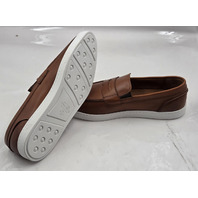 ALLEN EDMONDS RANDOLPH MEN'S LEATHER SLIP-ON SNEAKERS SZ 9.5 D CHILLI