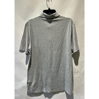 TRAVIS MATHEW MEN THE HEATER POLO GREY 1MW395 HEATHER MICROCHIP SZ MEDIUM M NWT