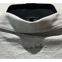 TRAVIS MATHEW MEN THE HEATER POLO GREY 1MW395 HEATHER MICROCHIP SZ MEDIUM M NWT