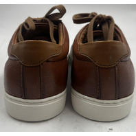 ALLEN EDMONDS COURTSIDE LOW-TOPO LEATHER DRESS SNEAKERS 7 E CHILI LE 5639