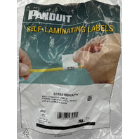 PANDUIT S100X150VATY 5000 PEICE SELF-LAMINATING LABELS
