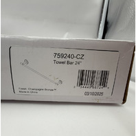 DELTA GENUINE 759240-CZ TOWEL BAR 24" FINISH CHAMPAGNE BRONZE NEW