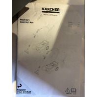 KARCHER PUZZI 10/1 1.100-133.0 COMMERCIAL CARPET CLEANER 2.6 GALLON TANK