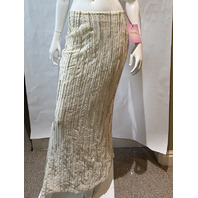 OCEANUS X DAPHNE APHRODITE'S WHITE CO-ORD SKIRT SIZE L LARGE JERSERY WHITE