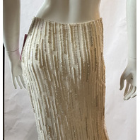 OCEANUS X DAPHNE APHRODITE'S WHITE CO-ORD SKIRT SIZE M MEDIUM JERSERY WHITE SD